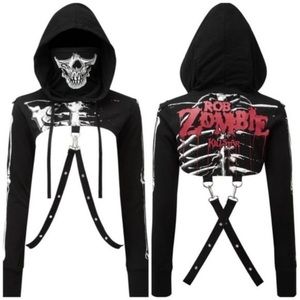 RARE Killstar x Rob Zombie Collab Cropped Hoodie